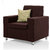 Comfort Couch Fully Upholstered Single-Seater Sofa - Premium Florence Maroon