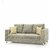 Comfort Couch Fully Upholstered Three-Seater Sofa - Premium Valencia Off White