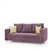 Comfort Couch Fully Upholstered Three-Seater Sofa - Classic Valencia Mauve