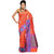 Orange Chanderi Cotton Banarasi Saree