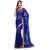 Royal Blue Bhagalpuri Net Saree