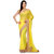 Lemon Marvel Chiffon Saree