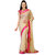 Beige Faux Georgette Saree