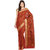 Maroon Banarasi Cotton Saree With Zari Work