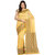 Golden Banarasi Supernet Saree With Resham Work