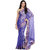 Royal Blue Faux Georgette Saree With Jacquard Work
