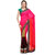 Magenta Shaded Faux Chiffon Saree