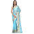 Turquoise Blue Summer Silk Saree With Subdued Zari Work
