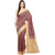 Purple Art Silk Saree With Jamawar Jaal