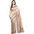 Beige Art Silk Saree With Resham Work