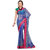 Blue Faux Georgette Saree