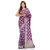Violet Silk Georgette Upada Saree