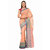 Peach Supernet Banarasi Saree