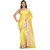 Sunny Yellow Cotton Silk Pure Chanderi With Zari Temple Weave