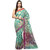 Sea Green Banarasi Moonga Cotton Saree With Zari And Resham Work