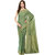 Emerald Green Banarasi Chanderi Cotton Saree With Resham Work