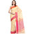 Beige Banarasi Moonga Cotton Saree With Resham Work