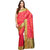 Luscious Magenta Art Silk Saree With Zari Work