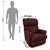 La-Z-Boy Leather Recliner Bordeaux - Pinnacle