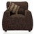 Vive Octo Single-Seater Sofa with Dark Brown Upholstery