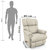 La-Z-Boy Recliner with White Rexine Cover - Pinnacle