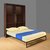 @home by Nilkamal Brown William King bed