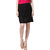 OVIYA Black Viscose Voile Skirt