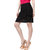OVIYA Black Viscose Voile Skirt