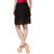 OVIYA Black Viscose Voile Skirt