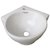 Belmonte Wall Hung / Table Top Wash Basin Little 13 Inch x 13 Inch - White