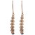 Sheelas Gold color brass earring for women code no495