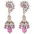 Sheelas Pink color brass jhumka for women code no533