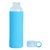 IZIZI Glass Water Bottle with Silicone Sleeve 500ml- Blue
