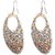 Sheelas Black color white metal jhumka for women code no520