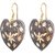 Sheelas Yellow color white metal earring for women code no530