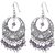 Sheelas White color shell earring for women code no501