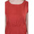 Oviya Rayon Staple Straight Solid C-Red Dress