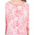 Oviya Rayon Staple Straight Floral Print Gp-Pink Floral Print Dress