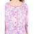 Oviya Rayon Staple Straight Floral Print Ip-Purple Floral Print Dress