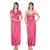 Oleva Sexy Satin Nightwear (Set Of 2)
