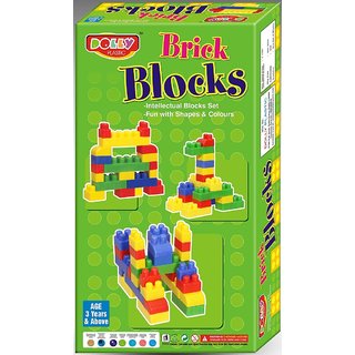 Buy Dolly Brick -Blocks Set For Kids Online @ ₹172 from ShopClues