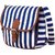 Kleio Women, Girls Blue, White Canvas Sling BagBnB311LY