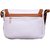 Kleio Women, Girls White, Brown PU Sling BagBnB314LY