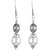 SheelaS Silver Coloured, 925 Hallmark/Sterling Silver Earring For Women Code No450