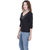 Oviya Rayon Flex Straight Solid B-Black Shirt