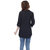 Oviya Poly Crepe Straight Solid B-Black Tunic