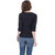 Oviya Rayon Flex Straight Solid B-Black Shirt