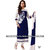 glamour fashion blue georgette dress material