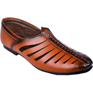 Messi Brown Ethnic SHoes