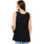 OVIYA Black Cotton Satin Tunic